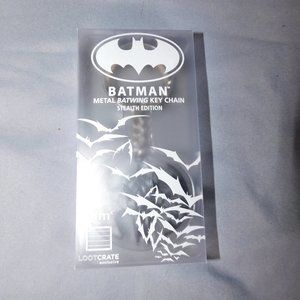 BNIB Batman Metal Batwing Keychain